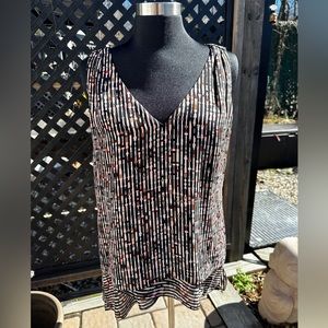 WHBM sleeveless split back top